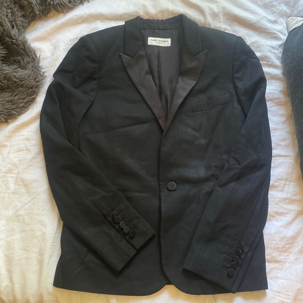 Saint Laurent Black Blazer XXS